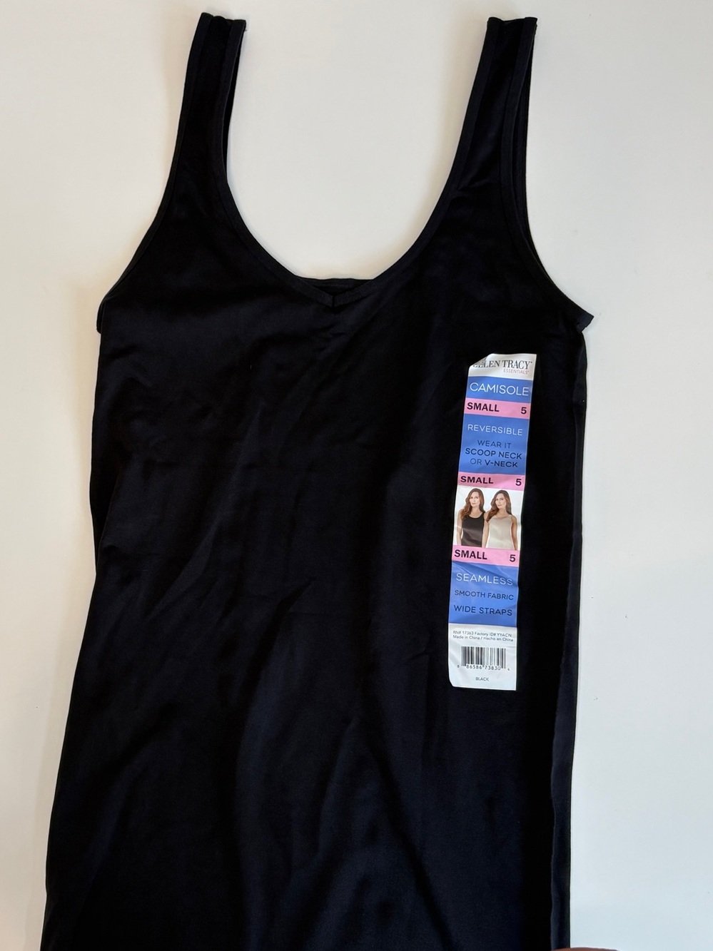 Ellen Tracy Black Seamless Camisole